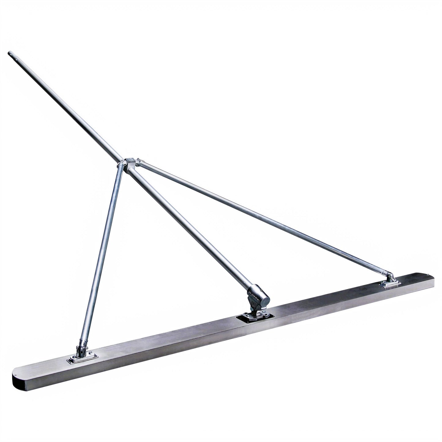 Kraft 2.44m (8ft) Round End Magnesium Check Rod with Bracket, Braces and Handle